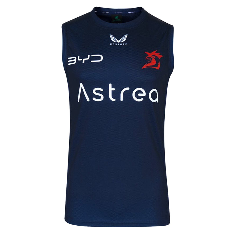 Sydney Roosters 2025 Men's Training Singlet NRL Rugby League by Castore - new