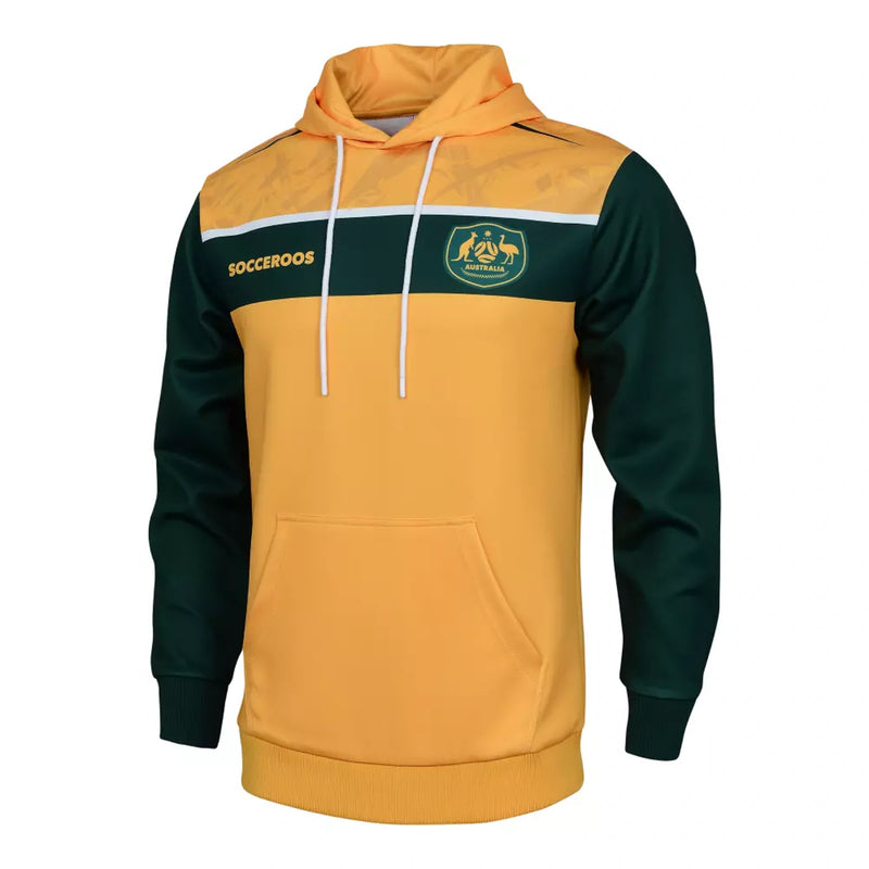 Official Australia Socceroos Mens Supporter Hoodie Football Soccer