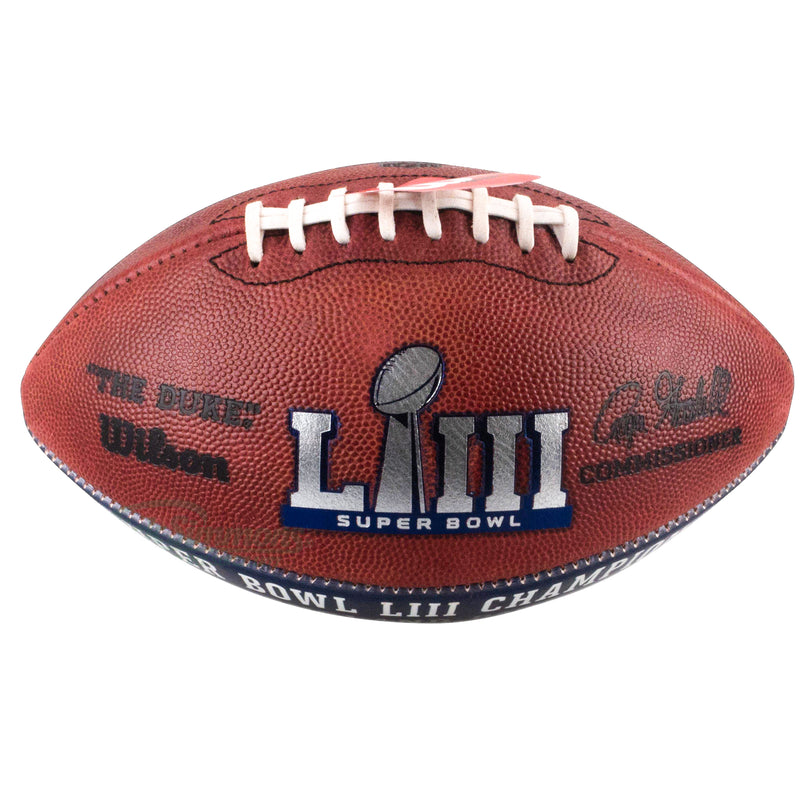 Wilson NFL Super Bowl Liii Commemorative Leather New England Patriots Championship Football Gridiron