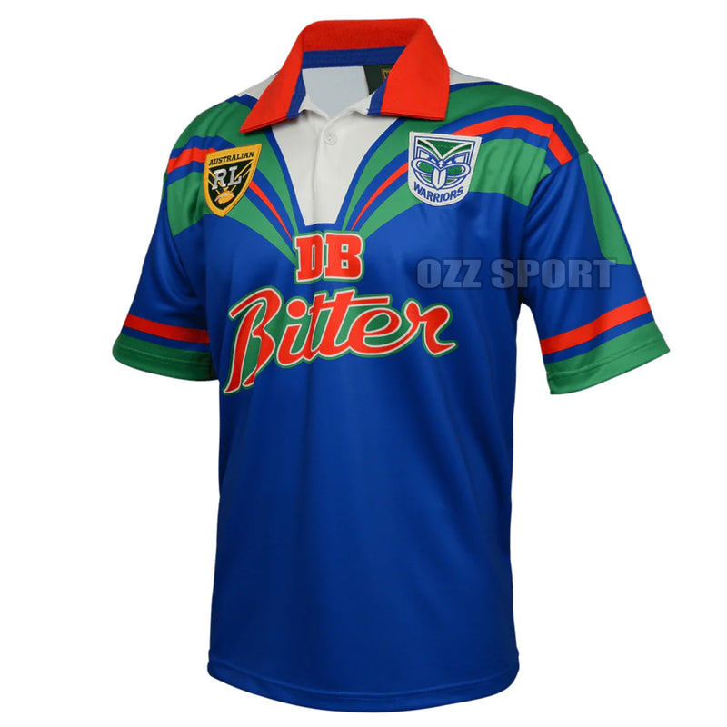 Auckland Warriors 1995 Heritage Vintage NRL ARL Retro Rugby League Jersey
