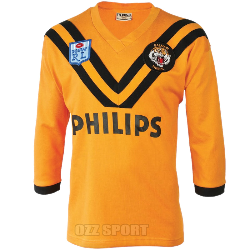 Balmain Tigers 1989 Heritage Vintage NRL ARL Retro Rugby League Jersey