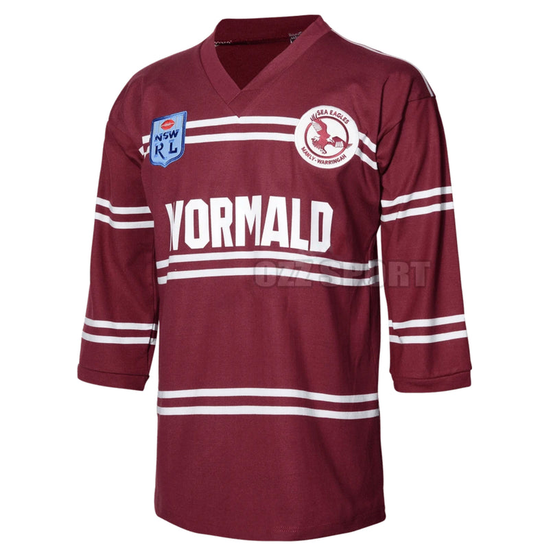 Manly Sea Eagles 1987 Heritage Vintage NRL ARL Retro Rugby League Jersey