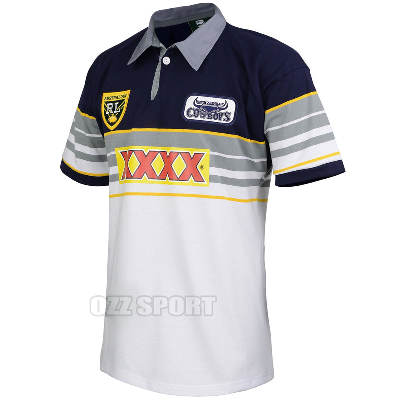 North Queensland Cowboys 1995 Heritage Vintage NRL ARL Retro Rugby League Jersey