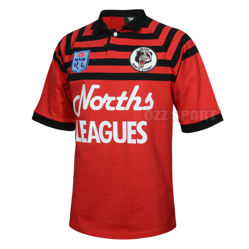 North Sydney Bears 1991 Heritage Vintage NRL ARL Retro Rugby League Jersey