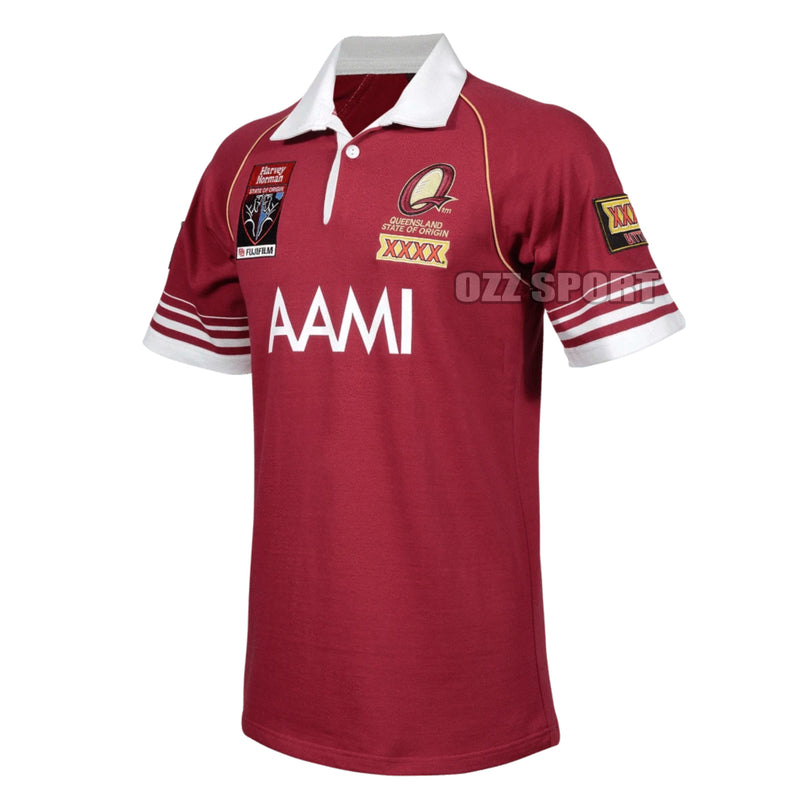 Queensland Maroons 2006 Heritage Vintage NRL ARL Retro Rugby League Jersey