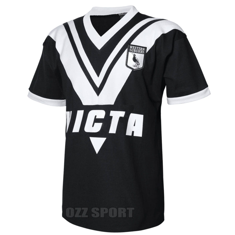 Western Suburbs Magpies 1978 Heritage Vintage NRL ARL Retro Rugby League Jersey
